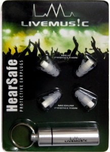 LiveMus!c HearSafe Earplugs Packaging